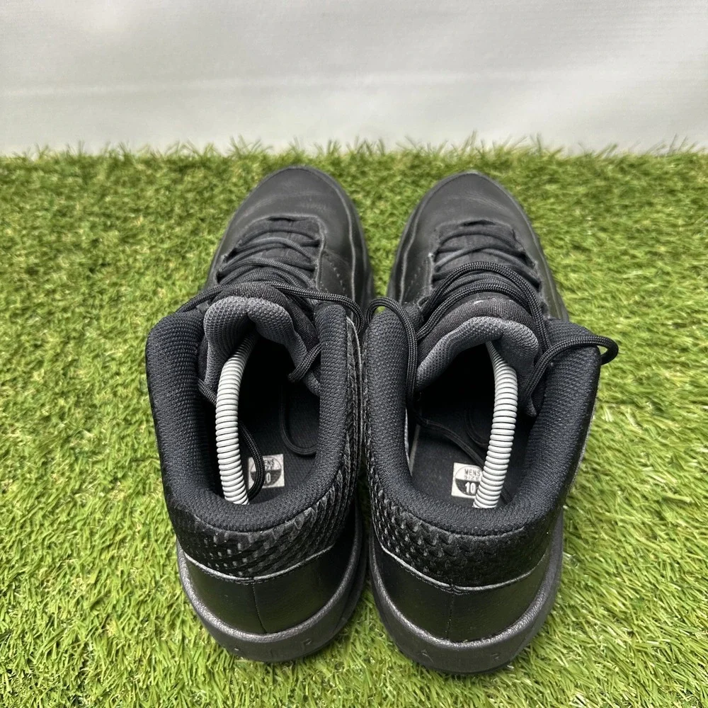 Nike Mens Air‎ Jordan Max Aura 3 Sz 10 Black leather CZ4167-001 Triple Black